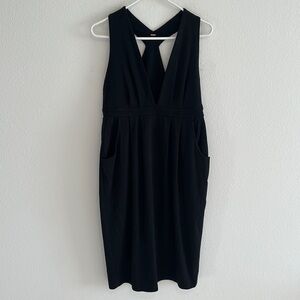 Free People V Neck Pleated Dress